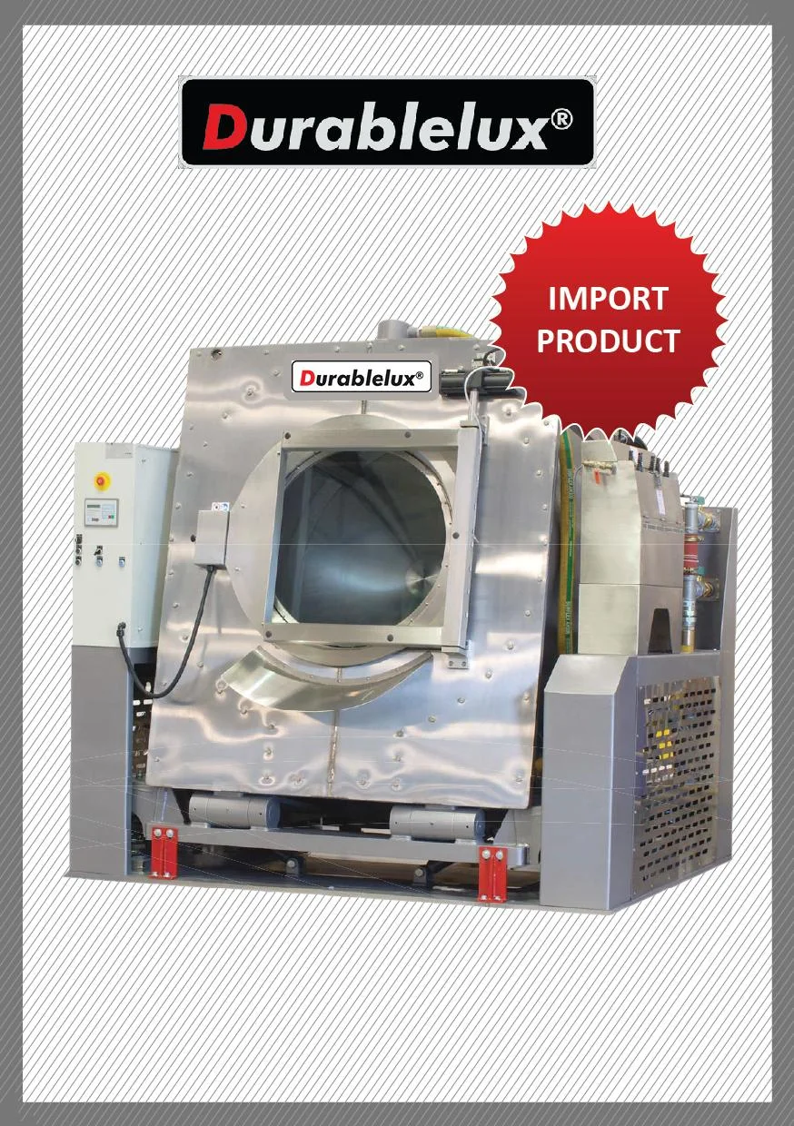 DURABLELUX Softmount Automated Industrial Washer Extractors DSA Series