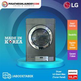 Dryer LG Giant Max 10,2kg Turun Panel Tipe Gas