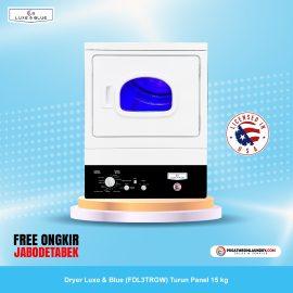 Luxe & Blue Mesin Pengering Gas 15kg Kaca Kecil Turun Panel Made in USA 3TRG